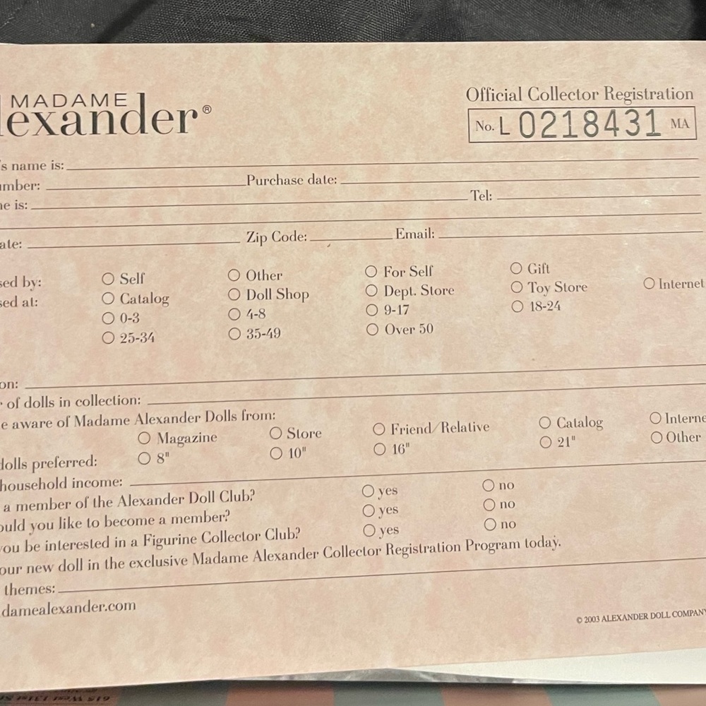 Madam Alexander Spiderella Lillian Vernon Collectible - Picture 2 of 2